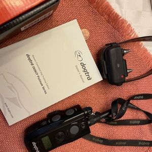 Dog training collar.